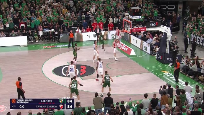 O Ντάνστον λύτρωσε τη Ζαλγκίρις με buzzer beater κόντρα στον Αστέρα (Hls)