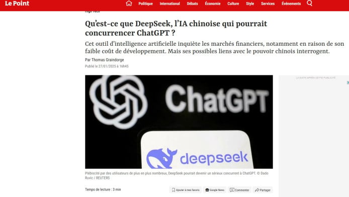 DeepSeek: Ποιους κίνδυνους ελλοχεύει το κινέζικο ChatGPT