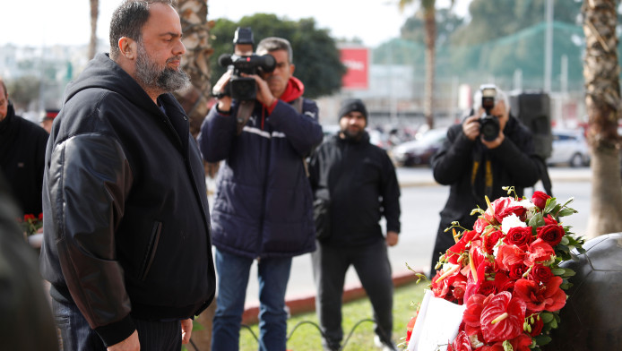 Όλος ο Ολυμπιακός στο μνημόσυνο της Θύρας 7 (ΦΩΤΟ)