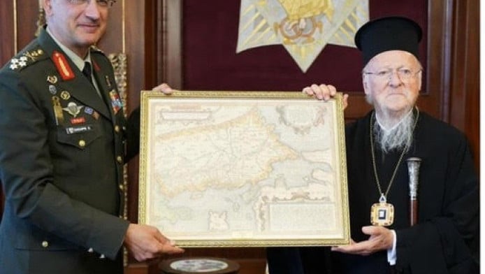 Έξαλλοι οι Τούρκοι με τον χάρτη της "Γαλάζιας Πατρίδας" της Ελλάδας