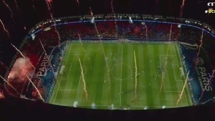 Τρομερές στιγμές στο Parc de Princes μετά το τελευταίο σφύριγμα (ΒΙΝΤΕΟ)