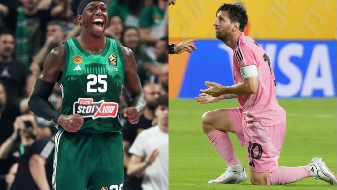 Ο MVP είδε τον GOAT: Παρακολούθησε από κοντά Μέσι ο Ναν! (ΒΙΝΤΕΟ)