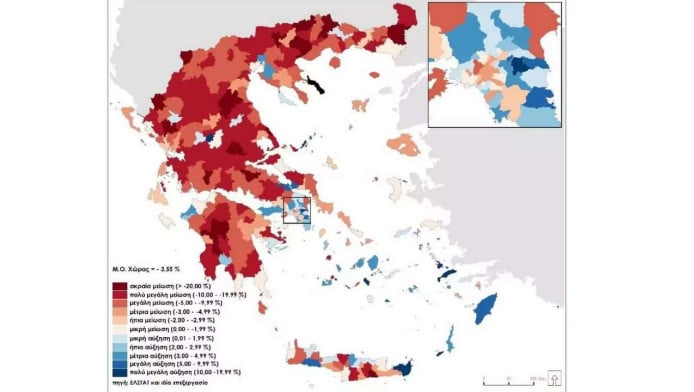 Εθνική τραγωδία το δημογραφικό της Ελληνικής Περιφέρειας