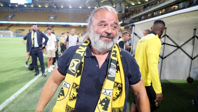 Τρελάθηκε ο Ηλιόπουλος με την πρόκριση! Τι έκανε με τη λήξη του ματς (ΦΩΤΟ)