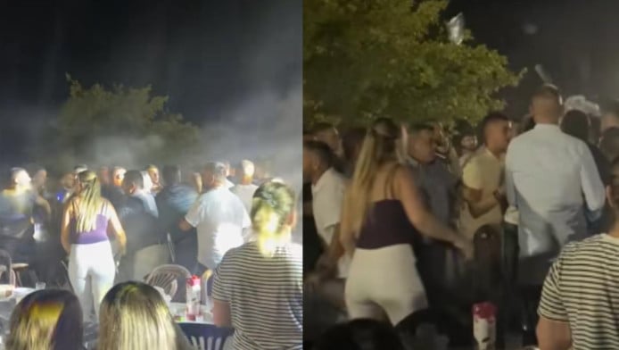 Άγριο ξύλο σε πανηγύρι με τη Γωγώ Τσαμπά – «Έφευγαν» στον αέρα τραπέζια