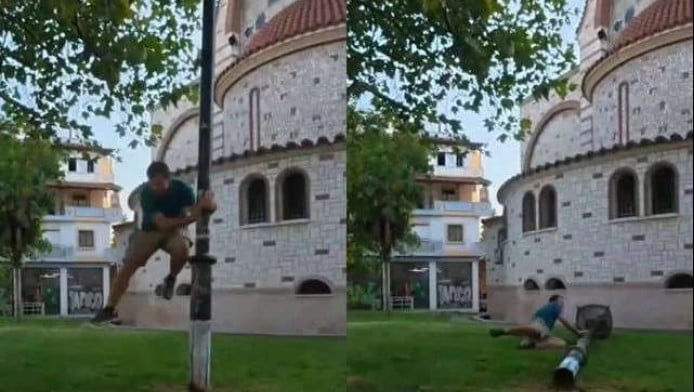 Μάγκας! Συγγνώμη από Έλληνα παρουσιαστή - Κατέστρεψε δημόσια περιουσία