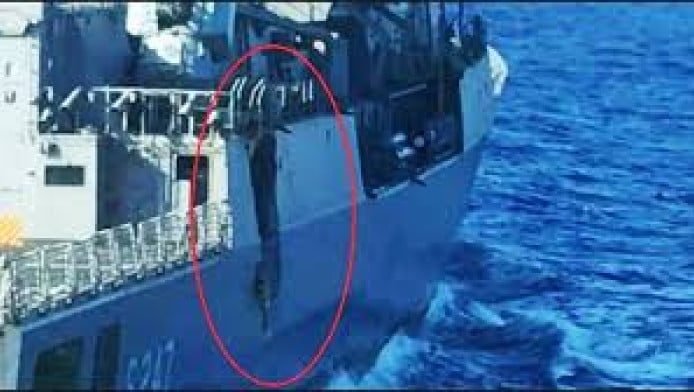 "Ανακάλυψαν" διαλόγους από την επακούμβηση της φρεγάτας "Λήμνος"