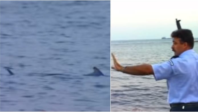 Viral 28 χρόνια μετά: Αστυνομικοί πυροβολούν καρχαρίες με καλάσνικοφ (VID)
