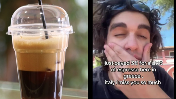 Ιταλός τουρίστας… κράζει στο Tik Tok για την τιμή του Εσπρέσο στην Ελλάδα!