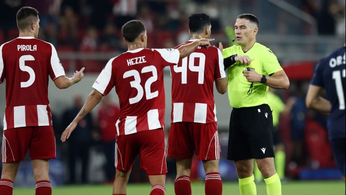 Ολυμπιακός: Η UEFA εξηγεί γιατί η κόκκινη του Ταρέμι έγινε κίτρινη μέσω VAR