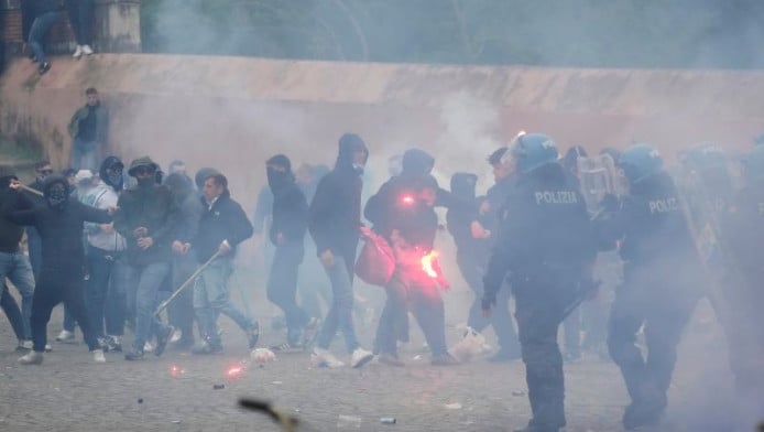 Φόβοι ακροδεξιάς εισβολής στο ντέρμπι της «Αιώνιας Πόλης».