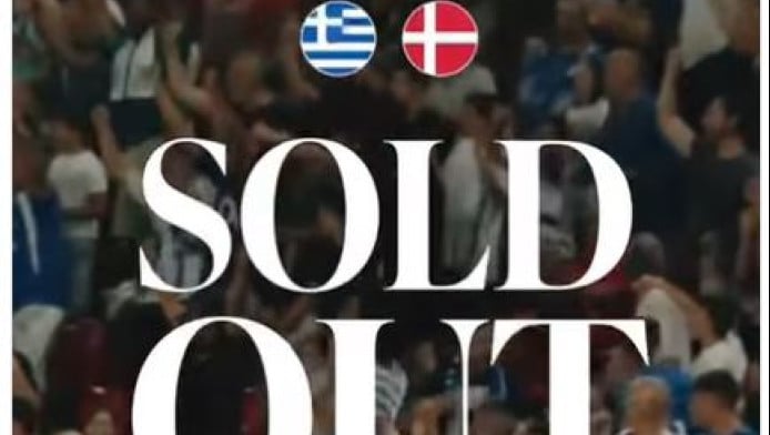 Sold out το Ελλάδα - Δανία: «Καμιά θέση άδεια - Μαζί για τη νίκη!» (ΒΙΝΤΕΟ)