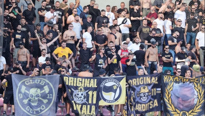 Γίνεται Νέα Φιλαδέλφεια η Λάρισα - "Απόβαση" από τον κόσμο της ΑΕΚ (ΦΩΤΟ)