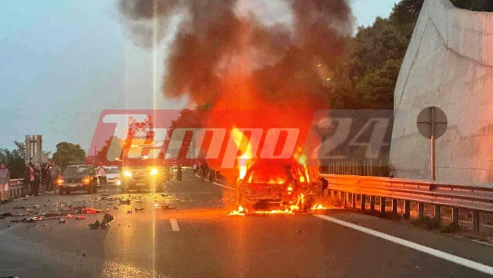 Πάτρα: Φρικτό τροχαίο στην Ολυμπία Οδό – Ένας νεκρός, δύο τραυματίες (Vid)
