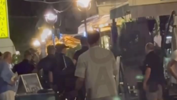 Χάος στο Βελιγράδι: Έπαιξαν ξύλο οπαδοί Ερυθρού Αστέρα και Σέλτικ! (BINTEO)