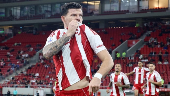 Γκολ με το... καλησπέρα για Ολυμπιακό - Σκοράρει ο Μπιανκόν με Βόλο (vid)