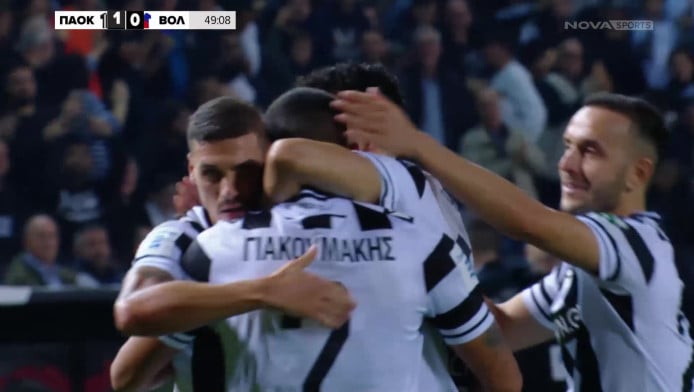 Τρομερός Γιακουμάκης! Απίστευτη γκολάρα με γυριστό κόντρα στο Βόλο (vid)