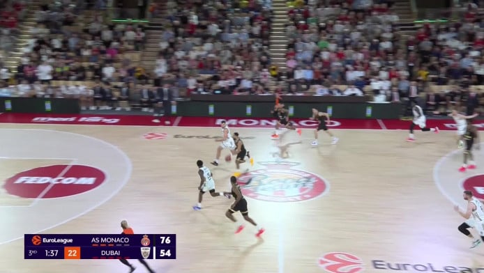Τώρα κατάλαβε η Ντουμπάι τι σημαίνει Euroleague! "Σφαλιάρα" από Μονακό (HL)
