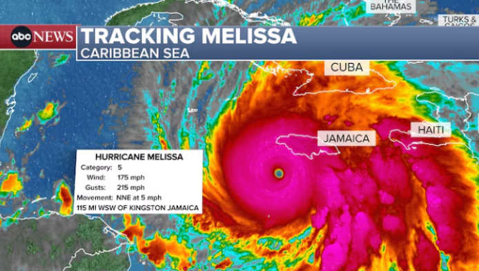 Τυφώνας «Melissa»: Καταστροφή άνευ προηγουμένου στην Τζαμάικα (ΒΙΝΤΕΟ)