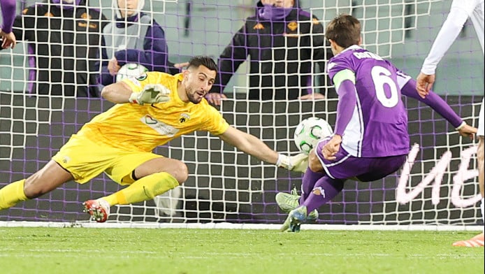 Ακυρώθηκε γκολ του Ρανιέρι! Live: Φιορεντίνα-ΑΕΚ 0-1 (ΒΙΝΤΕΟ)