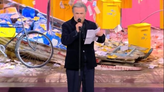 Λάκης Λαζόπουλος: Διάβασε στο "αέρα" το εξώδικο που του έστειλε ο Λιάγκας