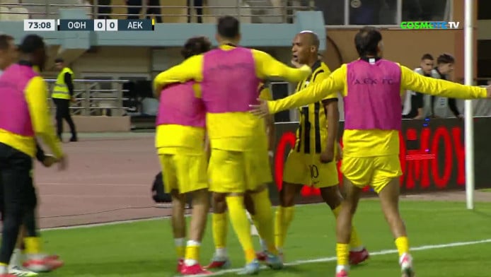 Αυτό μέτρησε! Λυτρώνει την ΑΕΚ και στην Κρήτη ο Πινέδα (vid)