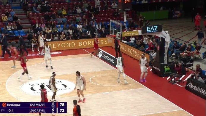 Νίκη πριν τον Ολυμπιακό η Αρμάνι Μιλάνο - Δεν απείλησε η Βιλερμπάν (Hls)