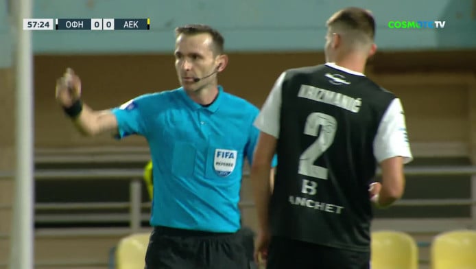 Δεύτερο ακυρωθέν γκολ ΑΕΚ για σπρώξιμο - Έντονες διαμαρτυρίες! (vid)