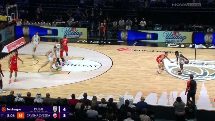 Έκοψε τη φόρα του Ερυθρού Αστέρα με 100άρα η Ντουμπάι BC (Highlights)