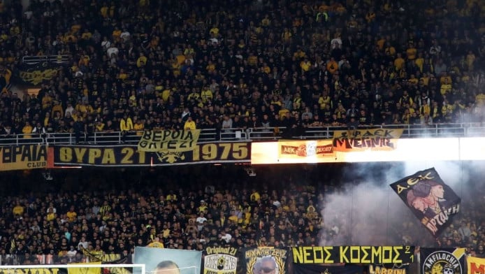 Τρέλα στον κόσμο της ΑΕΚ - Εξαντλήθηκαν τα εισιτήρια για Φιορεντίνα