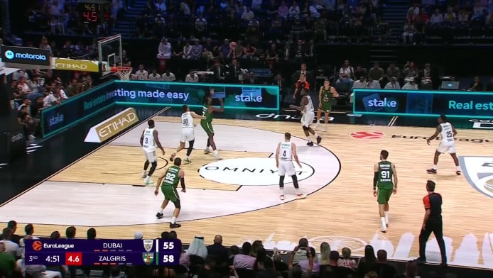 Σαρωτική η Ντουμπάι - Μεγάλη νίκη κόντρα σε Ζαλγκίρις (Hls)