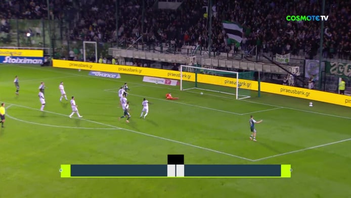 Δοκάρι Τετέ για τον ΠΑΟ - Τη βρήκε με τα ακροδάχτυλα ο Τσιφτσής (ΒΙΝΤΕΟ)