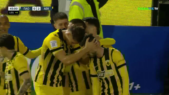 Κάνει... πλάκα η ΑΕΚ - Δεύτερο γκολ με αλά Πανένκα πέναλτι Γιόβιτς (vid)