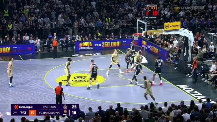 Τρομερή νίκη για Μπαρτσελόνα - Μεγάλο διπλό κόντρα σε Παρτιζάν (Hls)