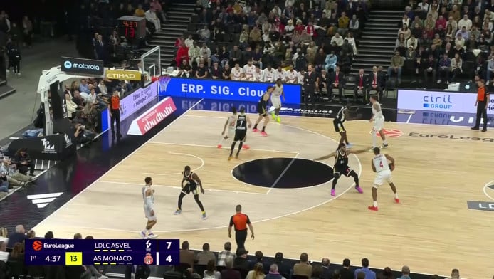 Η Μονακό κράτησε την Βιλερμπάν στους 52 πόντους και τη διέλυσε (Hls)