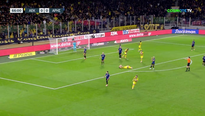 Σουτάρα Ρέλβας στο δοκάρι και ψαλιδάκι του Γιόβιτς άουτ! (ΒΙΝΤΕΟ)