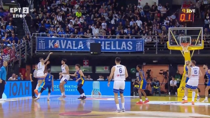 Τρελό buzzer beater Τολιόπουλου με... πεταχτάρι! (ΒΙΝΤΕΟ)
