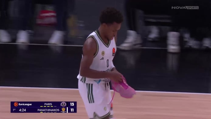 Ο Φαρίντ έπαιξε άμυνα, έτρεξε και πήρε ριμπάουντ χωρίς παπούτσι! (ΒΙΝΤΕΟ)