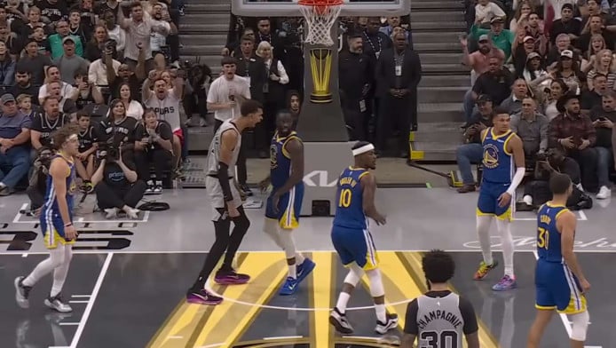 Άναψαν τα αίματα στο Σπερς-Γουόριορς! Καβγάς Γουεμπανιάμα-Γκριν (ΒΙΝΤΕΟ)