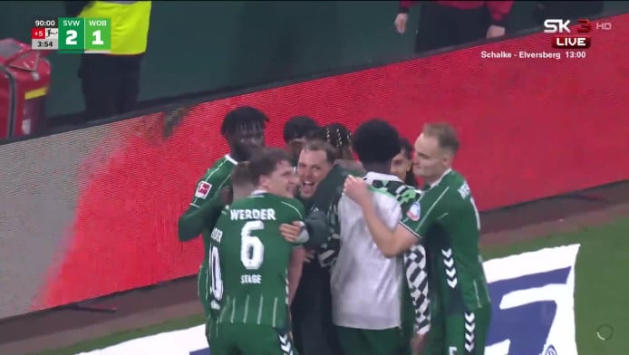 Απίθανη φάση στη Bundesliga - Έτσι ήρθε η ανατροπή της Βόλφσμπουργκ (Vid)