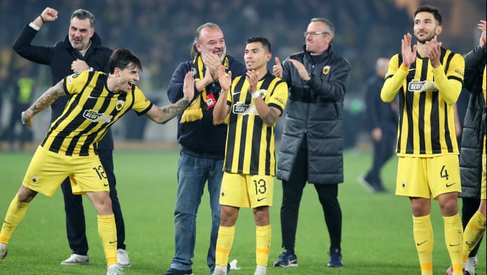 Μεγάλο πάρτι στην OPAP Arena για την επική πρόκριση με Ηλιόπουλο (ΒΙΝΤΕΟ)