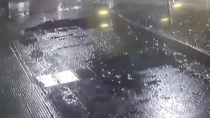 Βίντεο ντοκουμέντο από τη στιγμή της έκρηξης στην τράπεζα στον Εύοσμο