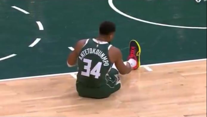 Έγινε... Μπαρτζώκας ο Αντετοκούνμπο - Τα "γαλλικά" του τραυματισμού (Vid)