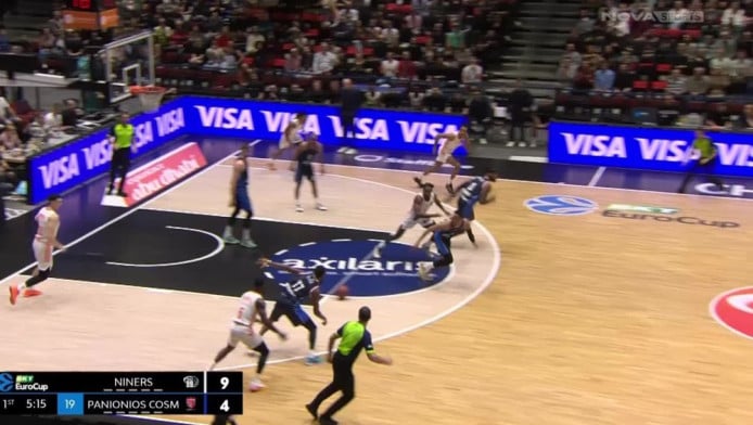 Κατάρρευση Πανιωνίου - 4 πόντοι στο 4ο δεκάλεπτο και ξανά ήττα (BINTEO)