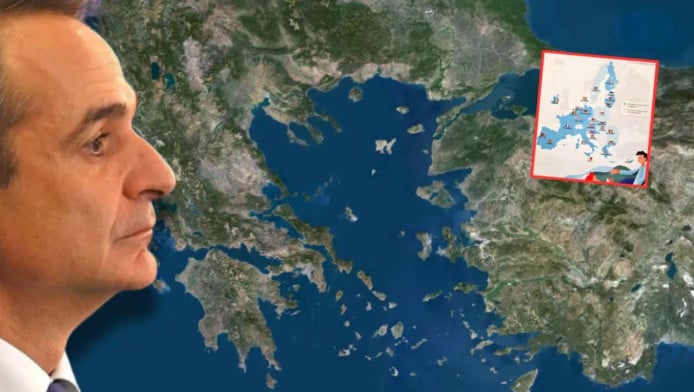 Πανηγυρίζουν στην Τουρκία με χάρτη της ΕΕ με τα "τουρκικά" Δωδεκάνησα