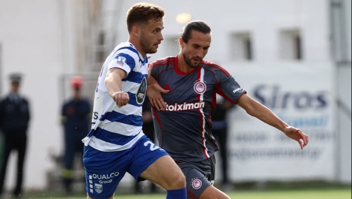 Γκολ με Γιαζίτσι! Live: Ελλάς Σύρου - Ολυμπιακός 0-1 (Vids)