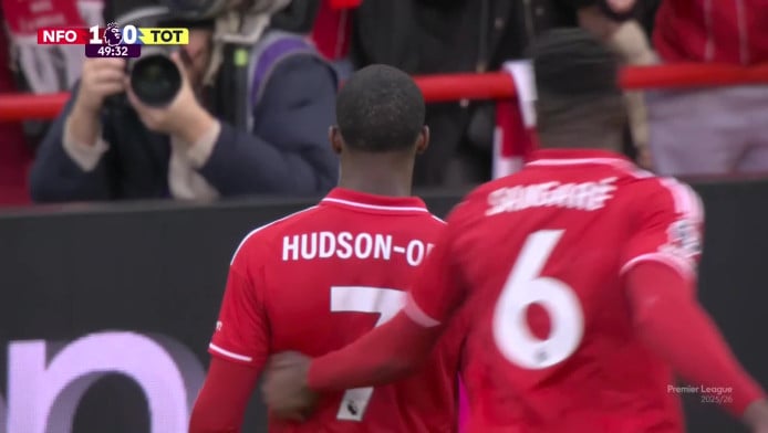 Απίθανο γκολ του Χάντσον-Οντόι (ΒΙΝΤΕΟ)