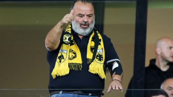 Ηλιόπουλος: "Σας φέρνουμε τη σπίθα από Σαμψούντα, όπου η ΑΕΚ θριάμβευσε"