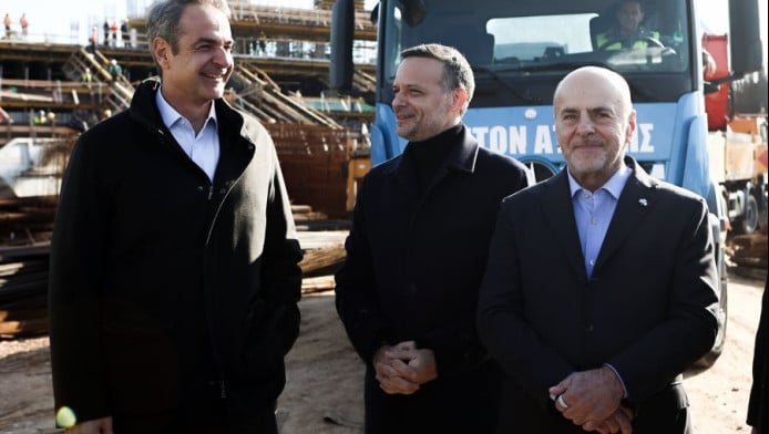 Μητσοτάκης & Αλαφούζος στον Βοτανικό: "Τόν Μάιο του 2027 έτοιμο το γήπεδο"