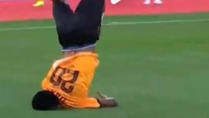 Επικό blooper: Πήγε για κωλοτούμπα και έφυγε με… αυχενικό (ΒΙΝΤΕΟ)